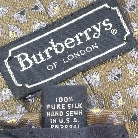 Vintage Burberry of London Silk Tie - Picture 1 of 3
